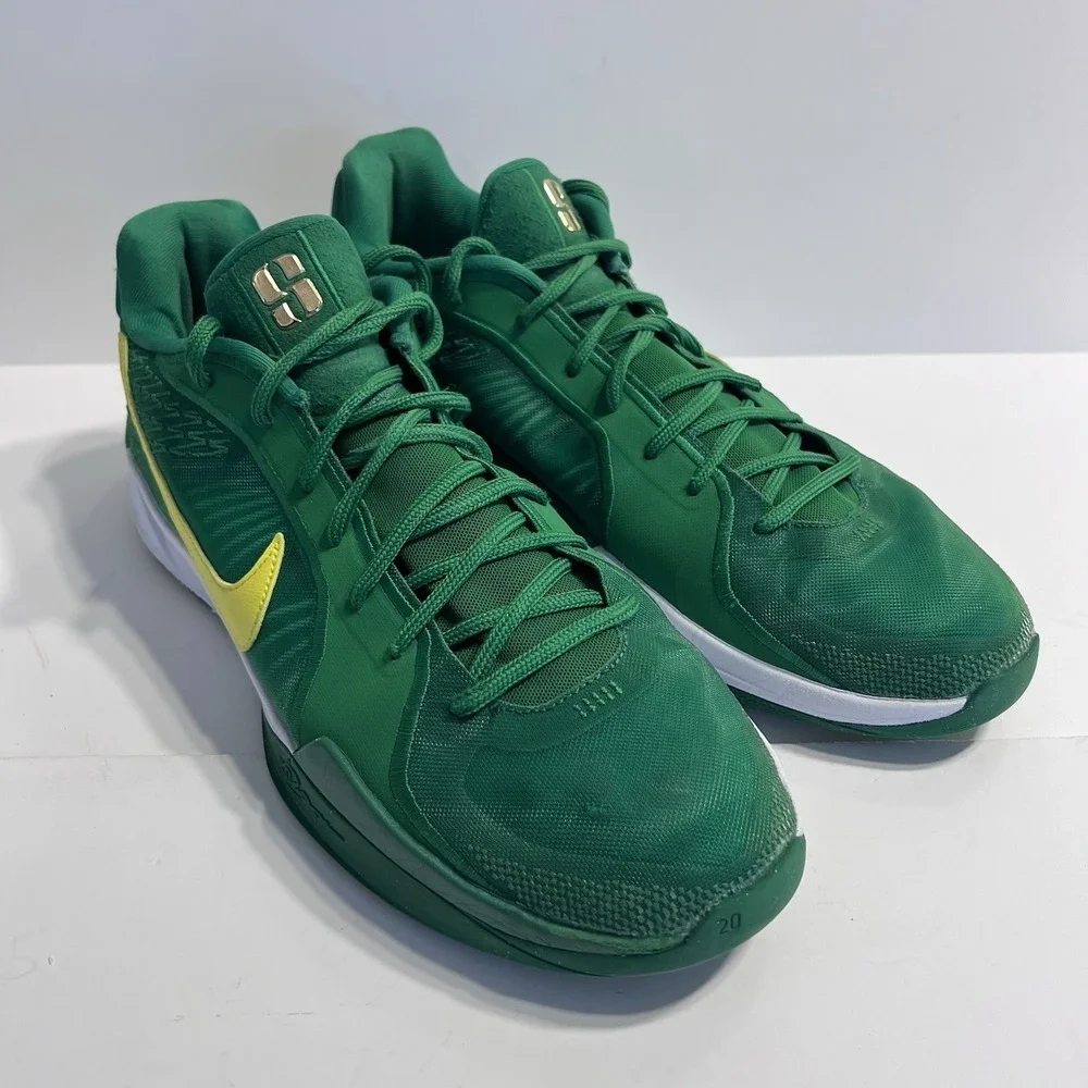 Nike Sabrina 2 Oregon Ducks HQ4344-300 M 13 W 14.5 Green Yellow Basketball Shoes